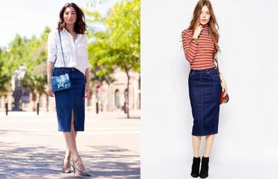 Рваная джинсовая юбка – результат смелых дизайнерских идей